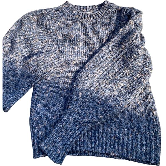 Madewell Sweaters - Madewell Womens SZ S Purple Blue Marled Sweater Angelinan’s Crew Neck Pullover